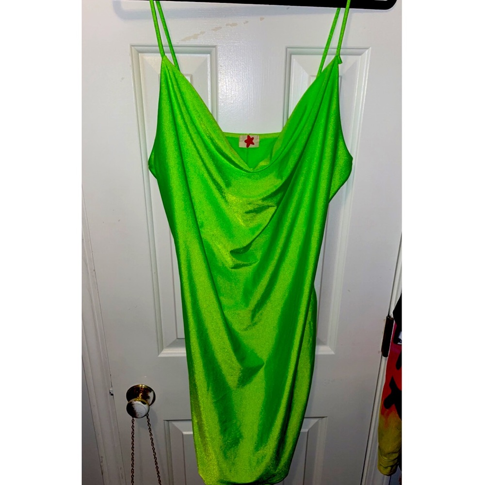 Neon Green Dress